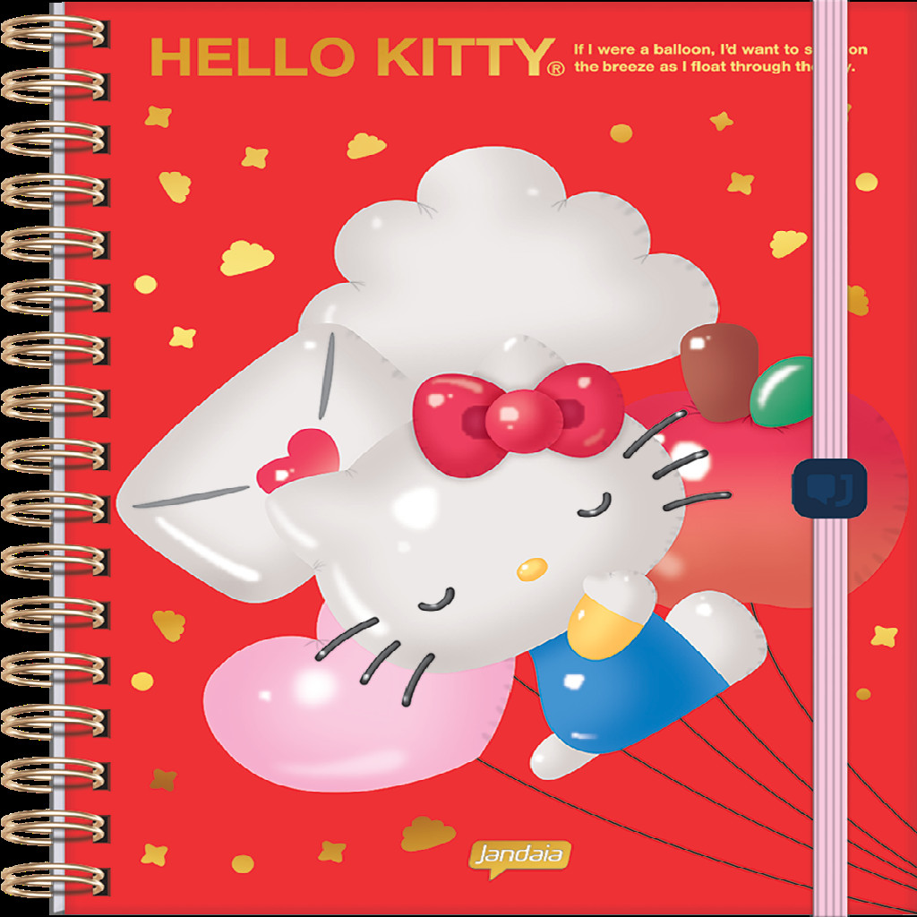 Caderno Espiral 1/4 I.A Neo 80 Folhas Hello Kitty - 1 Unidade