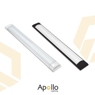 Kit 3 Luminaria slim Led 36w Branco/Preto 120cm Linear com calha sobrepor 3000K 6500K 4000K em Oferta na Shopee