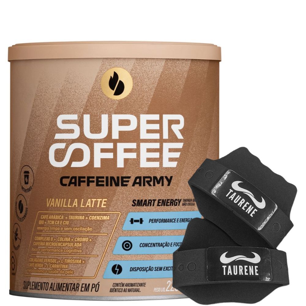 SuperCoffee 3.0 Vanilla Latte 220g Luva - Caffeine Army