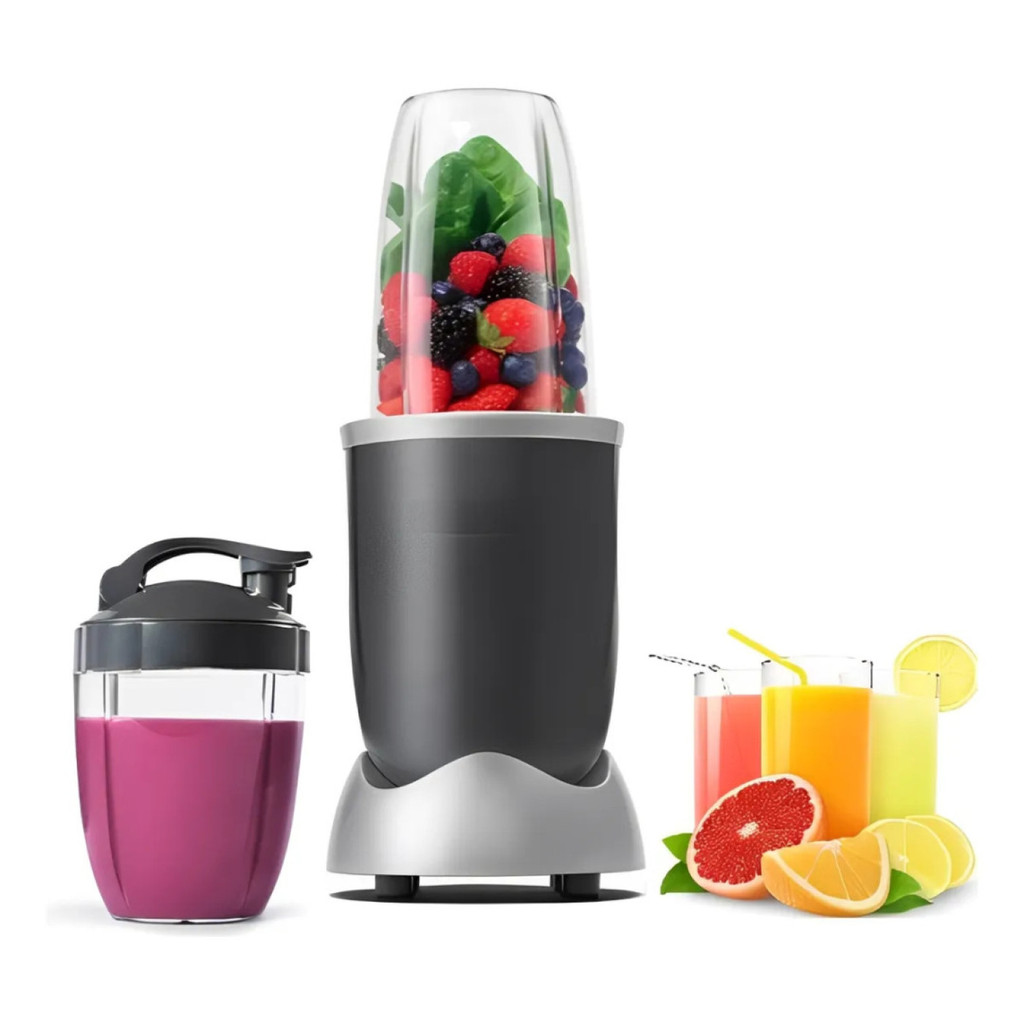 Liquidificador Pessoal Processador Potente Portatil 900W Ideal Para Preparo De Vitaminas E Outros