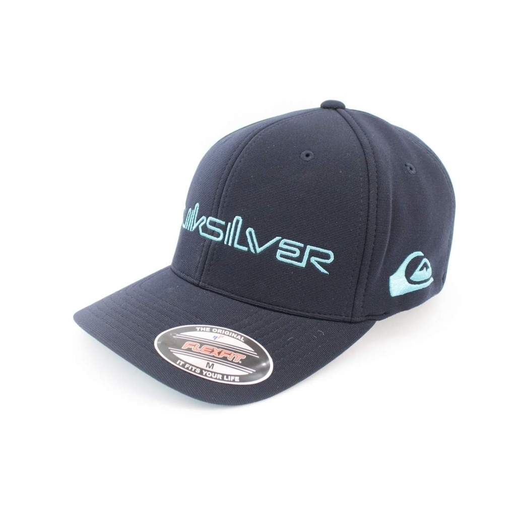 Boné Quiksilver Flexfit Emb Type Down Word Navy M