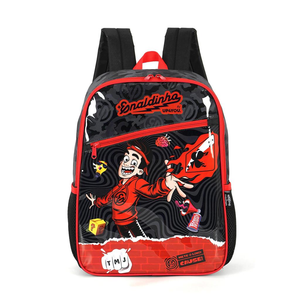Mochila de Costas Média Infantil Enaldinho Vai com Tudo Up4you em Oferta na Shopee