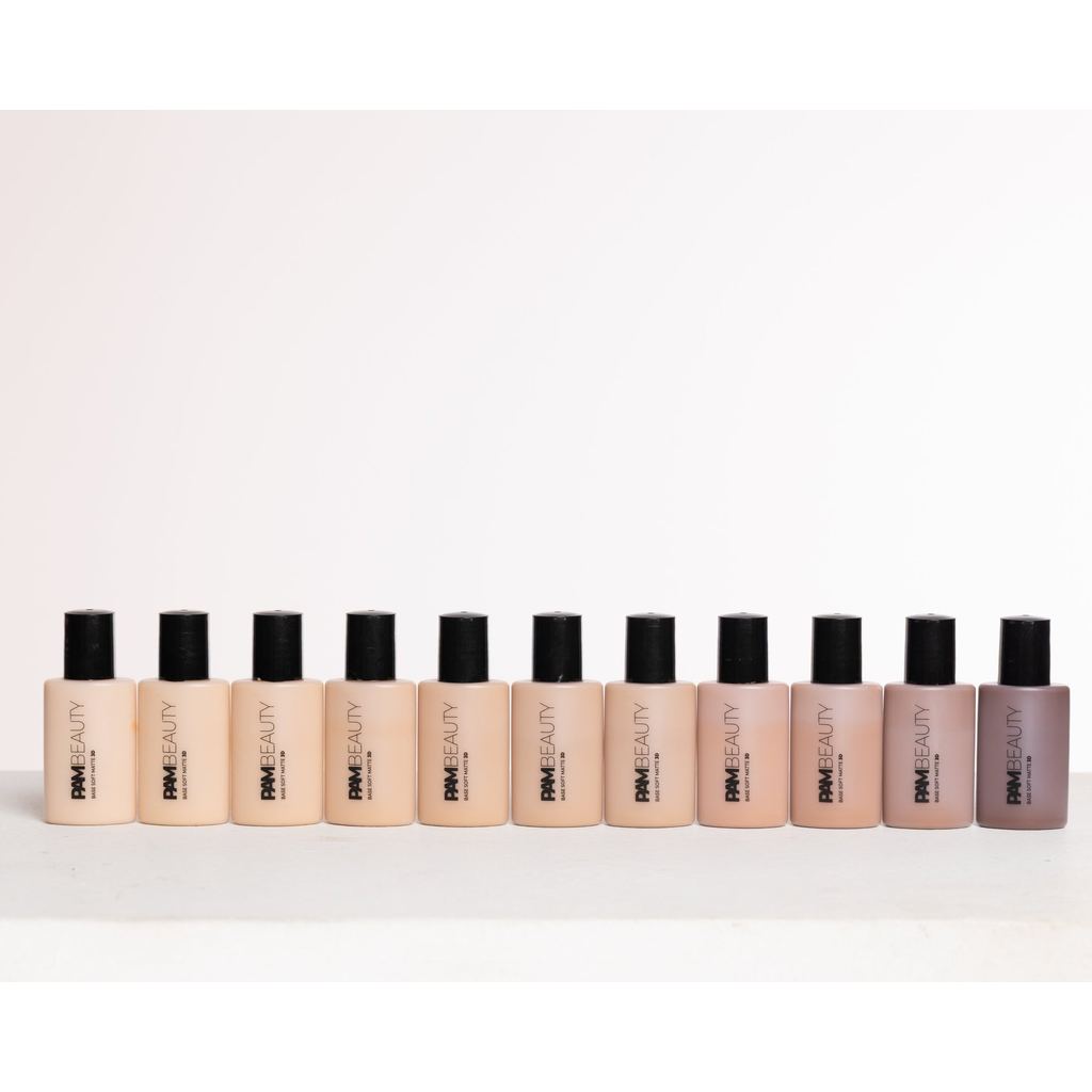 Base Líquida VIDA  Alta Cobertura, Longa Duração, Controle de Oleosidade PAM Beauty 30 ml