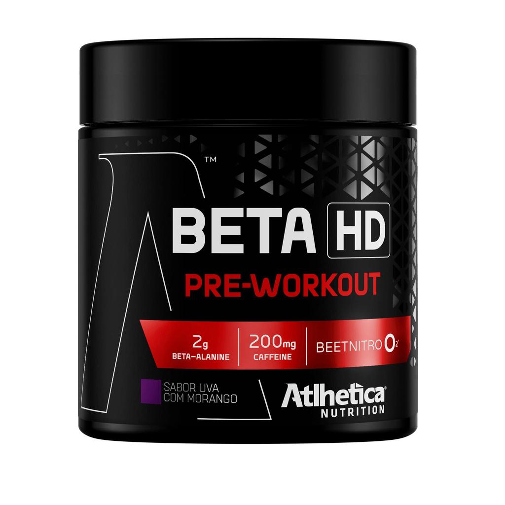 Beta HD Pré Workout (Pote 240g) Uva com Morango em Oferta na Shopee
