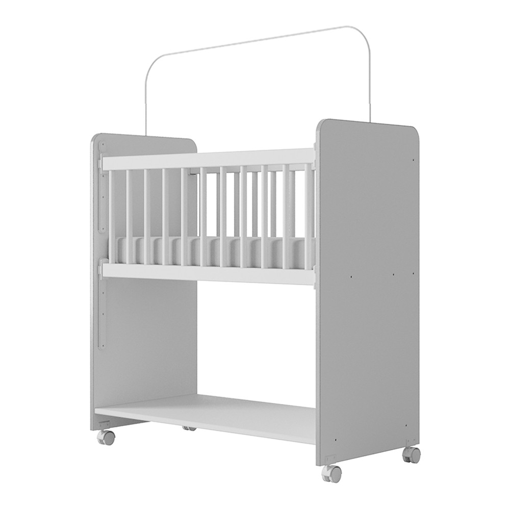 Mini Berço Infantil Multifuncional Nicho Organizador Aconchego - Navega Móveis