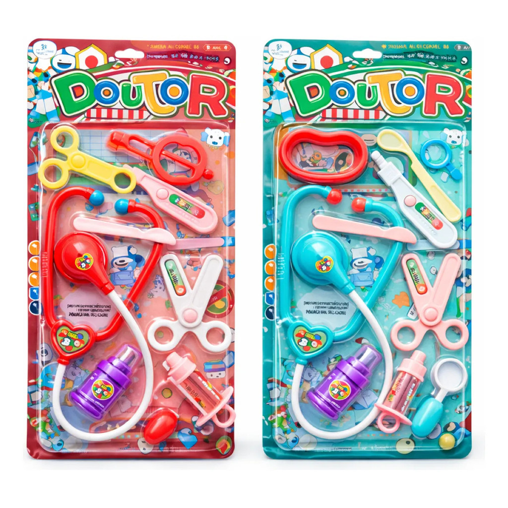 Kit Médico Infantil Completo Brinquedo Doutor Com Acessórios