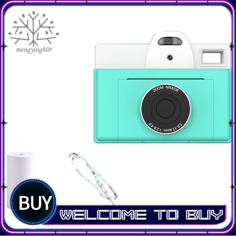 Brinquedo De Câmera Infantil , Foto , Selfie , Digital De Impressão Instantânea Para Crianças Azul