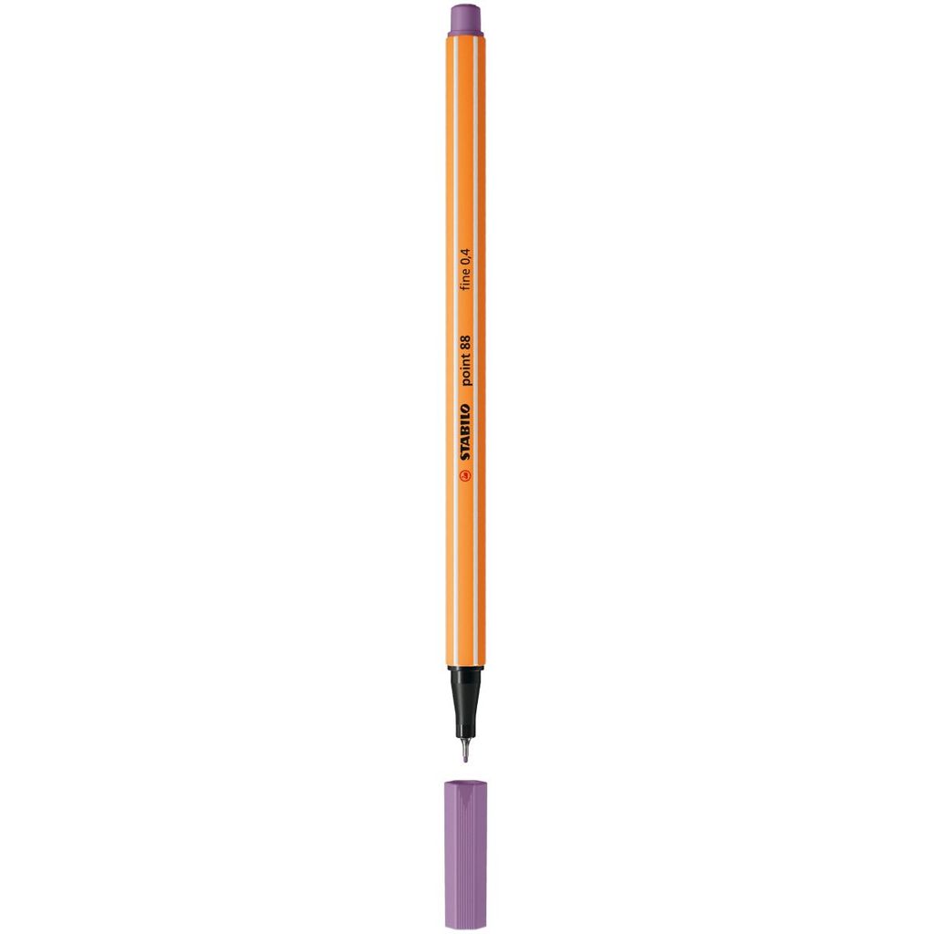 Caneta hidrográfica Fine Point 88/62 Violeta Acinzentado Stabilo · foto 2