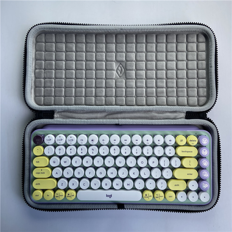 Adequado para Logitech POP teclas bolha sem fio escritório Bluetooth teclado proteção de armazenamento arrumado saco de 