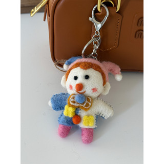 Nepal nicho saco pingente pequena boneca criativa feio bonito bolsa de ombro palhaço boneca saco de escola pingente chav