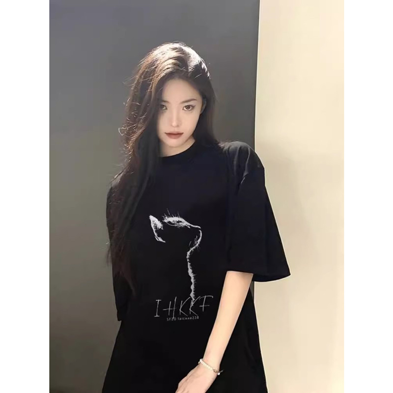 Roupa de maternidade topo 2025 novo estilo verão puro algodão maternidade manga curta camiseta feminina mãe grávida High