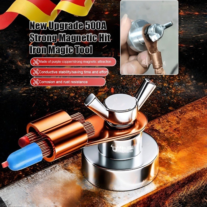 【Forte Magnetismo】[Strong Magnetic Grip] Ferramenta de Solda/Grampo Magnético de Terra/Imã Forte