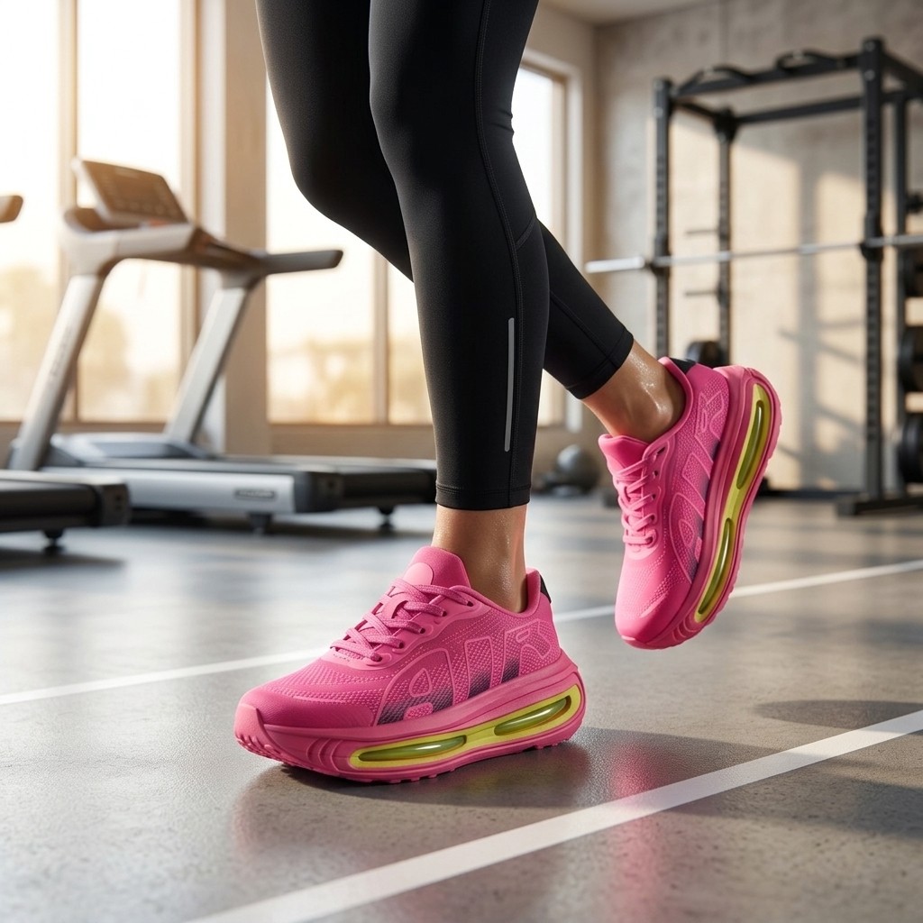 Tênis Feminino para corrida academia Caminhada Solado confortável leve macio Envio Imediato