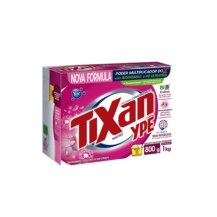 Tixan Lava Roupas Em Pó Maciez 800g