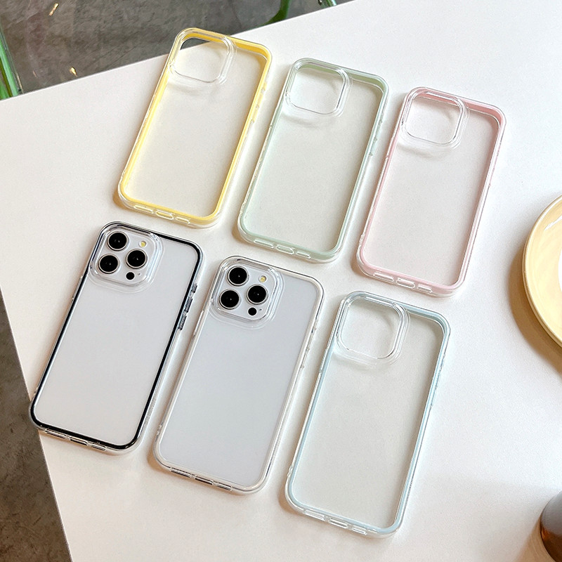 Para Samsung A06 A16 Capa De Telefone Galaxy A07 A17 A26 A56 A36 A57 A37 A71 A73 A55 A54 A53 A52 A51 Macia 2 Em 1 Borda 