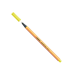 Caneta hidrográfica Fine Point 88/024 Amarelo Neon Stabilo