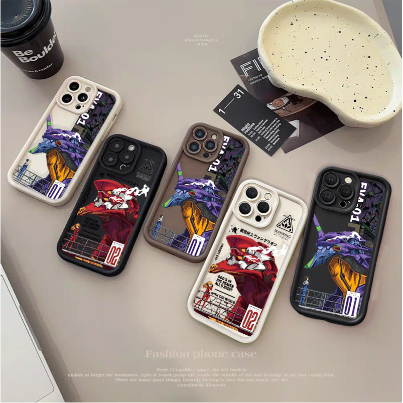 Anime Evangelion EVA Caso Para Samsung Galaxy A17 A07 A06 A16 A56 A36 A26 A55 A54 A32 A12 A22 5G Macio Bumber Silicone À