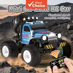 1:64 Liga RC Carro 2.4GHz Mini Controle Remoto Off Road Corrida Carro Veículo de Alta Velocidade Controle Duplo