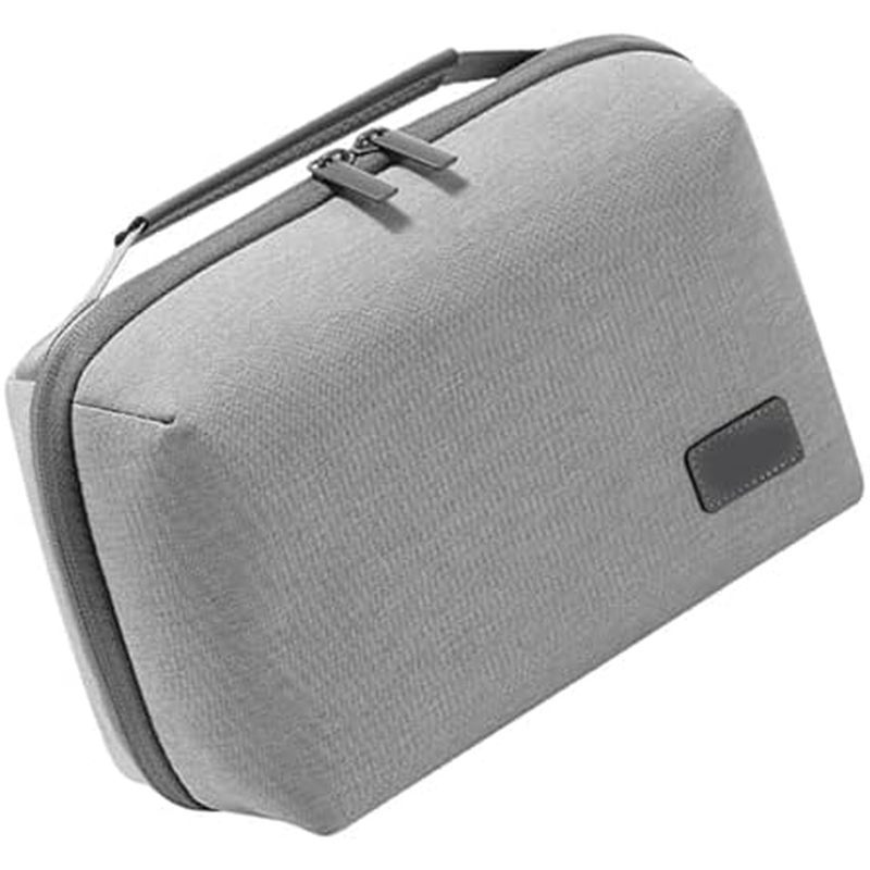 Bolsa Portátil De Produtos Digitais Para Viagens E Uso Diário Com Fecho Zíper Organizador De Tecido Resistente Ao Desgas