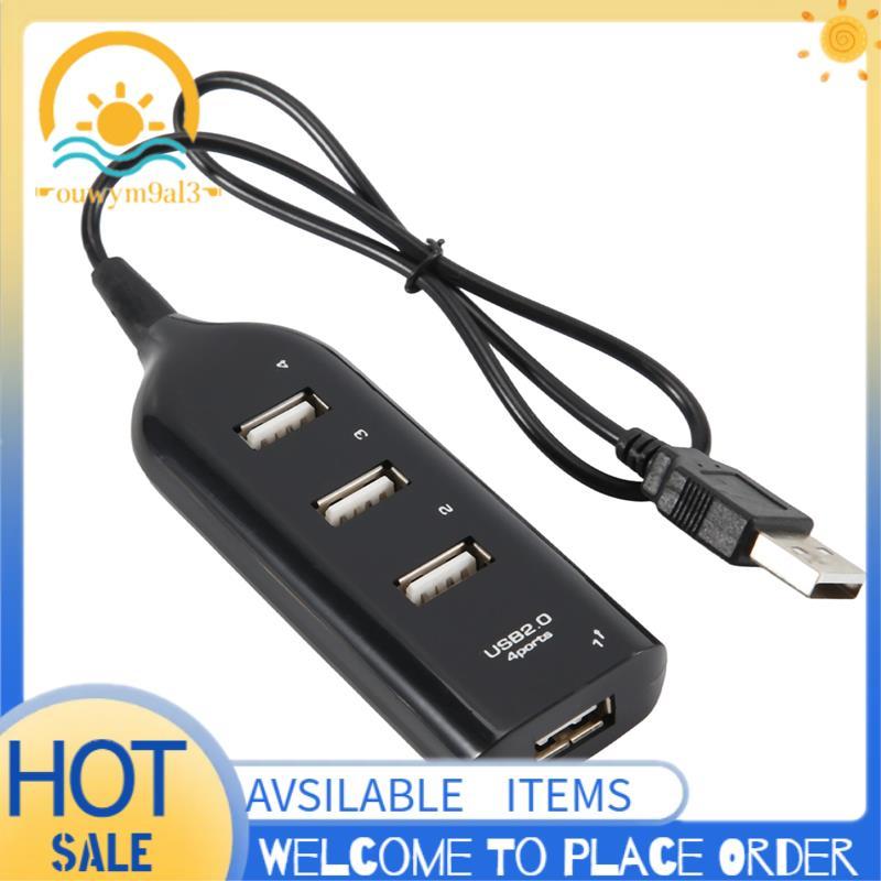 Hub USB 2.0 Multi-Divisor De Alta Velocidade Adaptador De 4 Portas Para Receptor De Laptop Acessórios De Computador