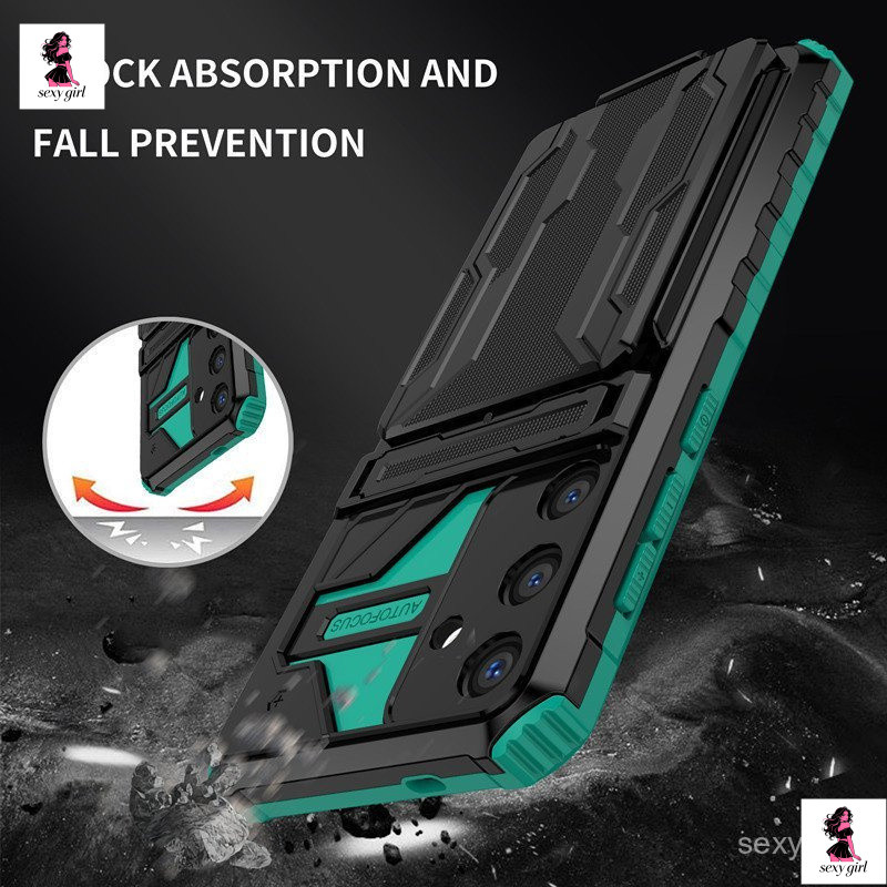 Compatível com Samsung A05 A05S A05S A15 A25 A14 A24 A34 A54 5G/4G, capa protetora à prova de choque com suporte para ce