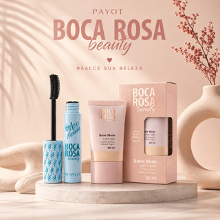 Kit Boca Rosa Beauty By Payot Base Líquida + Máscara Para Cílios Longa Duração