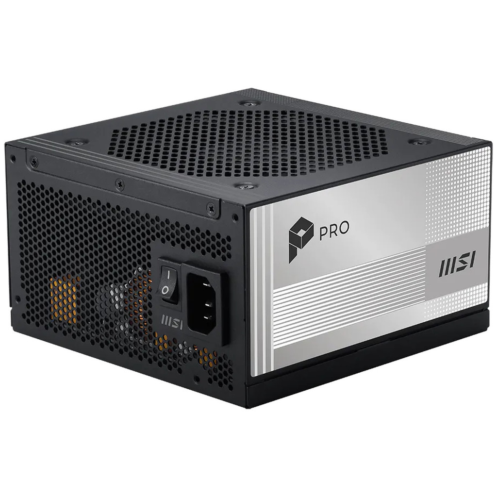 Fonte MSI PRO A850PL PCIE5, 850W, Full Modular, 80 Plus Platinum, ATX 3.1, PCIE 