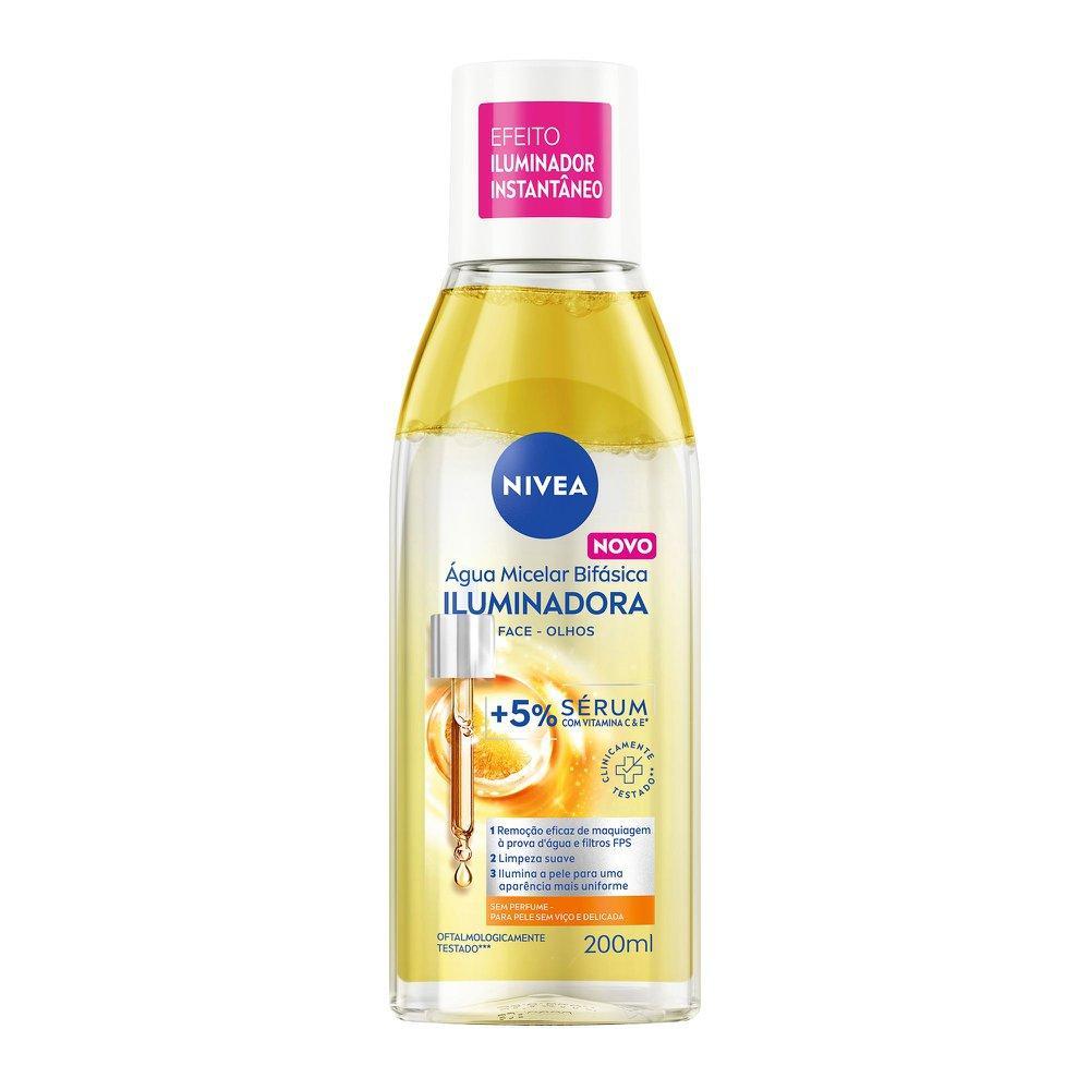 Água Micelar NIVEA Bifásica Iluminadora 200ml