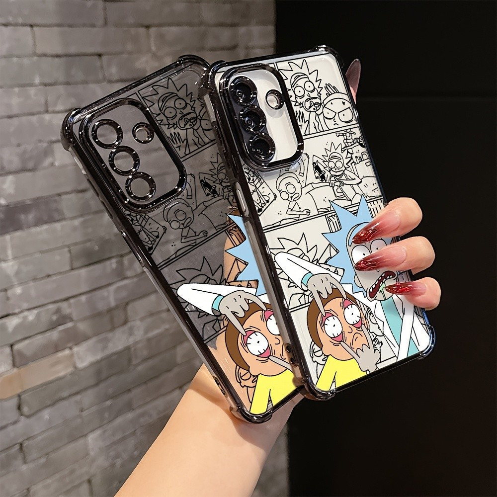 As capas de celular da série Rick e Morty são compatíveis com os modelos Samsung
