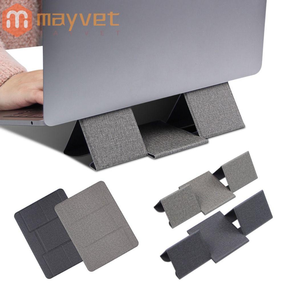 Suporte Para Laptop MAYVET , Dobrável Tablet PU De Mesa , Acessórios De Montagem Tablets De Computador