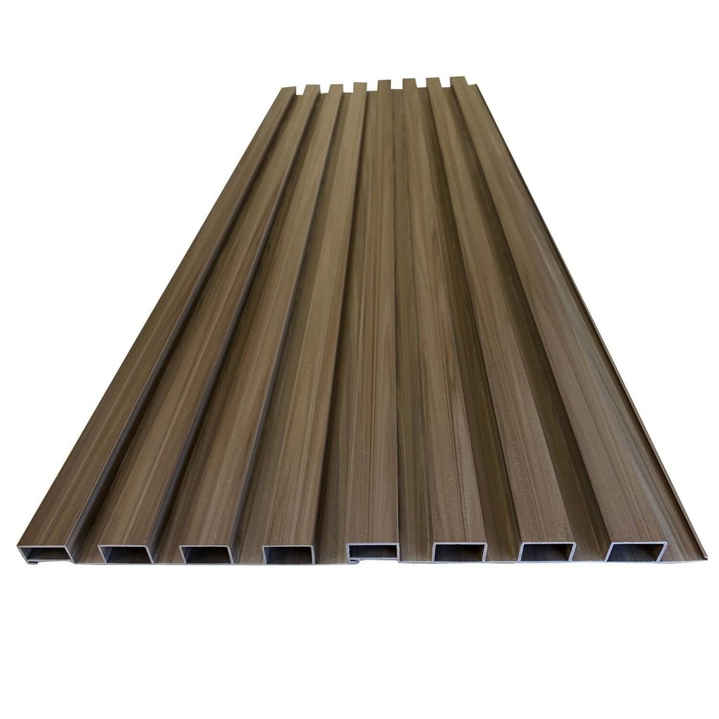 Painel Ripado de PVC Barra de 2,70MX15CM (0,40m²) Bariri Imbuia · foto 2
