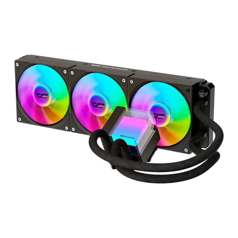 Water Cooler Aigo Darkflash CB360, ARGB, 360mm, Preto, CB360-BLACK · foto 2