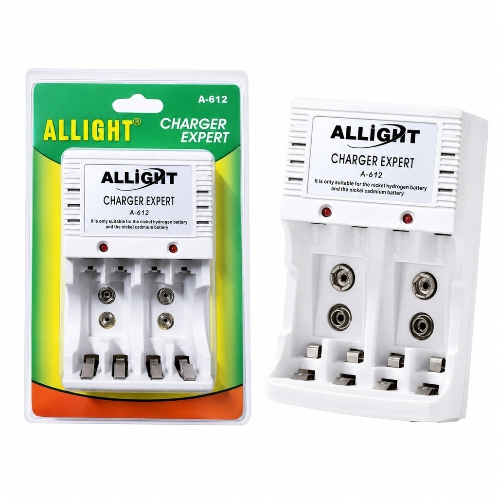 Carregador De Pilha Aa/aaa Bateria 9v Recarregável Bivol All