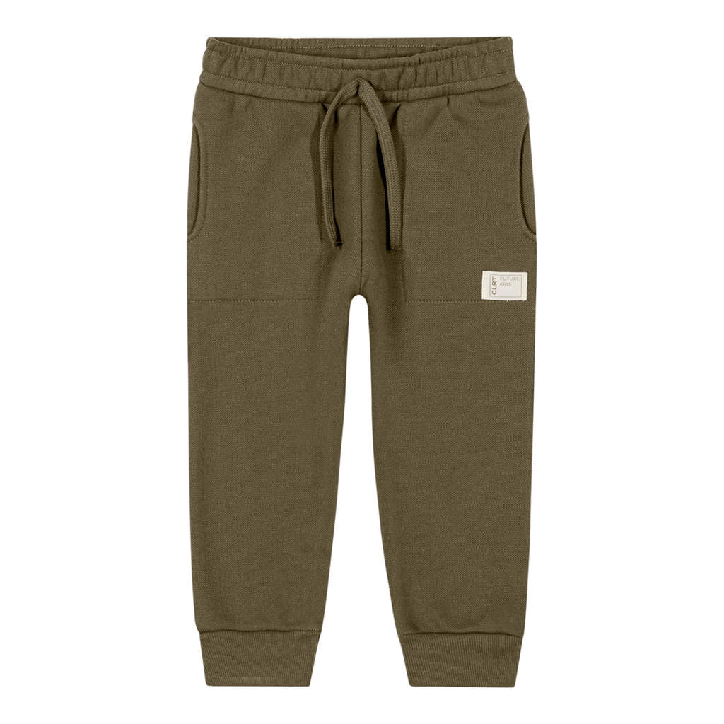 Calça Infantil Menino Moletom Piquê Colorittá Verde