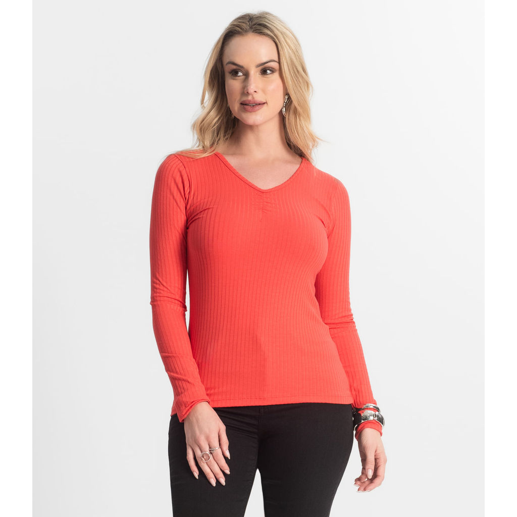 Blusa Feminina Canelada Select Vermelho