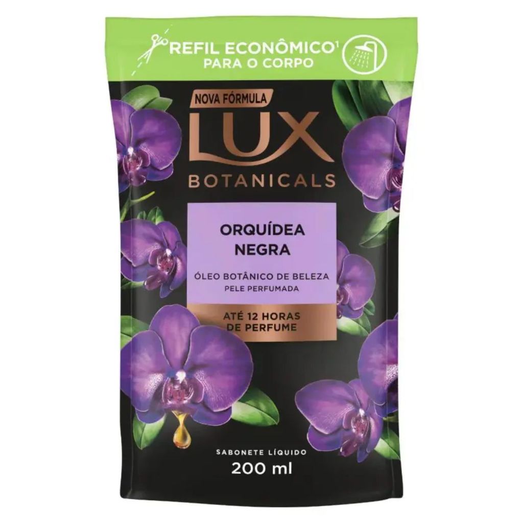 Sabonete Líquido Lux Orquídea Negra 200ml
