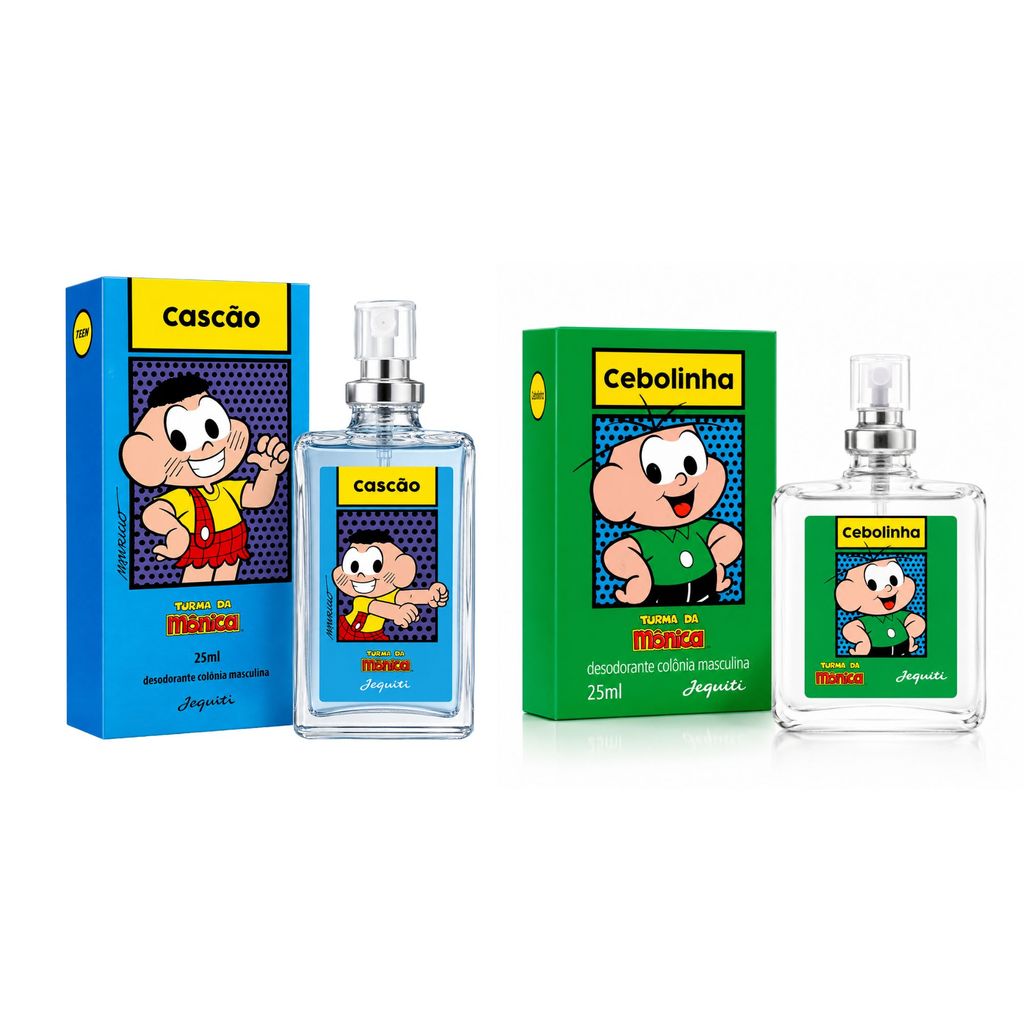 Kit Colônia Infantil Jequiti Cascão e Cebolinha 2x25ml