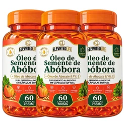 Óleo de Semente de Abóbora + Óleo de Abacate com Vitamina E 700mg - 60 Cápsulas