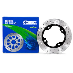 DISCO DE FREIO TRASEIRO COBREQ PARA BROS 160 ESDD / XRE 190 ABS TODOS OS ANOS