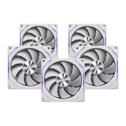 Kit Ventoinha Pichau Ventus NX, ARGB, 5x120mm, Branco, PCH-VTNX5-WH01