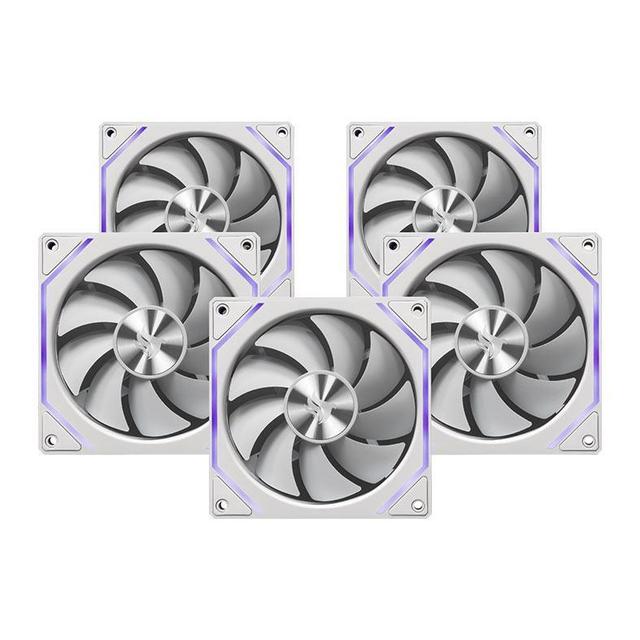 Kit Ventoinha Pichau Ventus NX, ARGB, 5x120mm, Branco, PCH-VTNX5-WH01