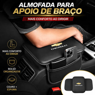 Almofada Acolchoada De Apoio De Braço Para Carro Chevrolet Tracker RS Spin Activ7 Cruze Sport6 Montana Premier S10 Z71 T