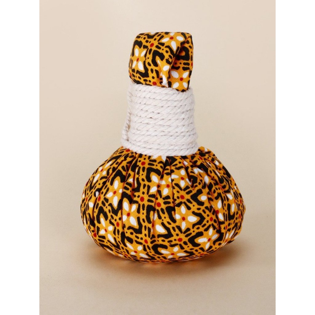 Bola de saúde SPA tailandesa Moxa Pompom bola de absinto moxabustão quente perfumada Tuo bola saúde fisioterapia pacote