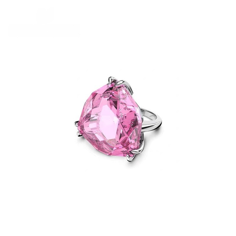 20j 0 Anel Millenia Anel de Prata Anel de Cristal Anel de Prata Anel de Diamante Anel de Joia Anel Empilhável Anel de Di