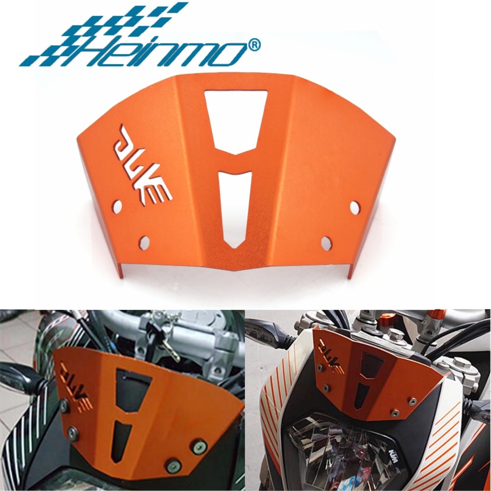 Para KTM DUKE 125 200 390 2013-2016 Farol Montagem Superior Painel De Cobertura Tela Carenagem