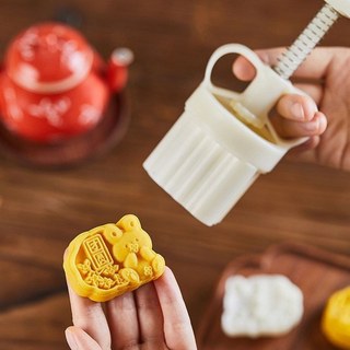 Mooncake molde cozimento doméstico feijão Mung bolo ferramenta de impressão meados do outono Osmanthus pastelaria moedor