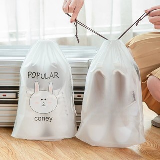 Armazenamento sazonal Anti-poeira à prova de umidade saco de sapato cordão saco arrumado viagem Ziplock saco de viagem s