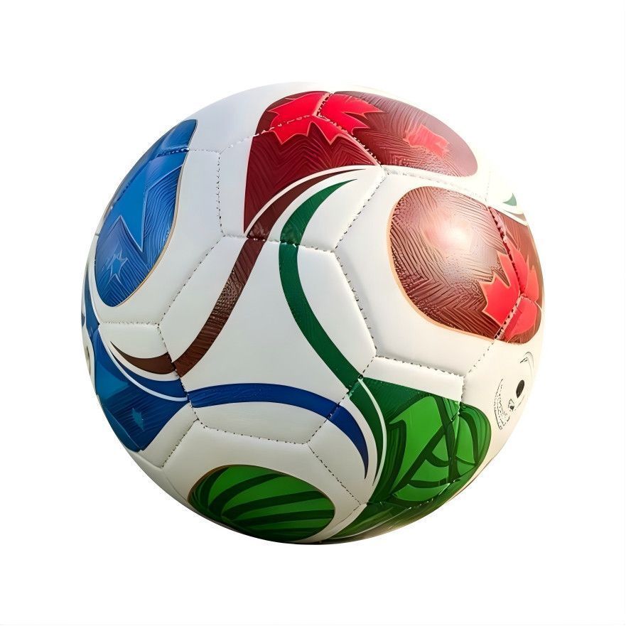 Estoque pronto 2026 Copa do Mundo Meijiamo Futebol Engrossado Resistente ao Desgaste Bola Padrão Adolescente Crianças Co