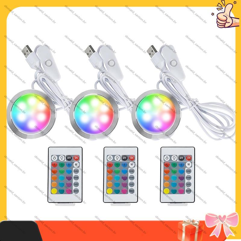 [Rápido D] Kit De Lâmpada LED RGB Com Controle Remoto 001 5V Alimentado Por USB Para Lab Makerworld