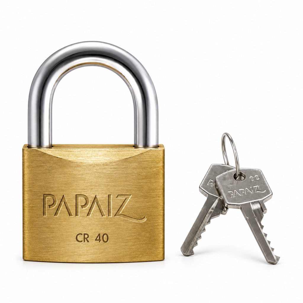 Cadeado Papaiz 40mm Com 2 Chaves